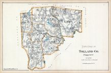 Tolland County - South Part, Connecticut State Atlas 1893